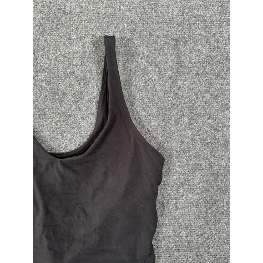 Lululemon Align Tank Top Womens 6 Black Cropped Active Bra Yoga Gym - Picture 2 of 13